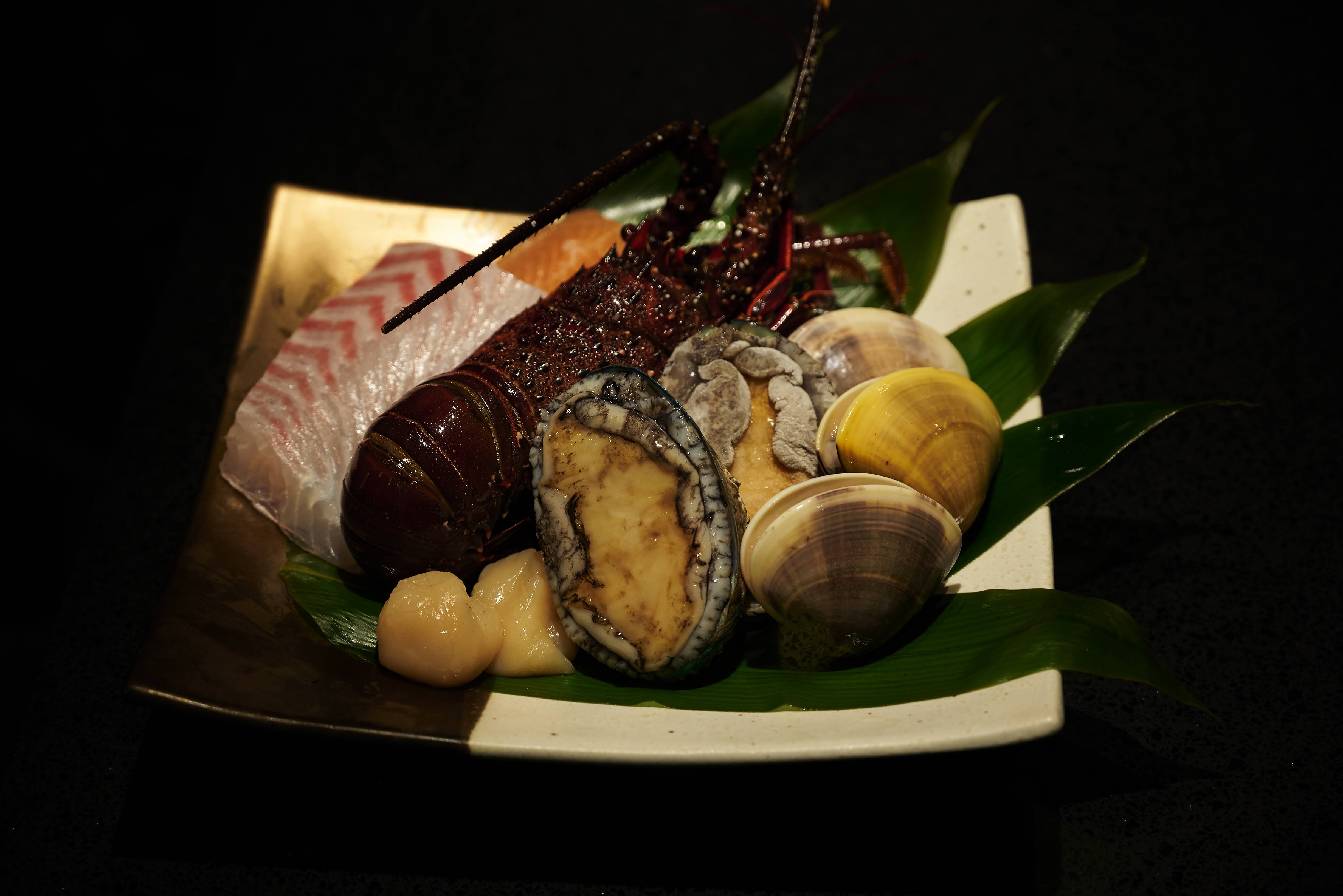 鉄板焼 契 - 前菜の盛り合わせ